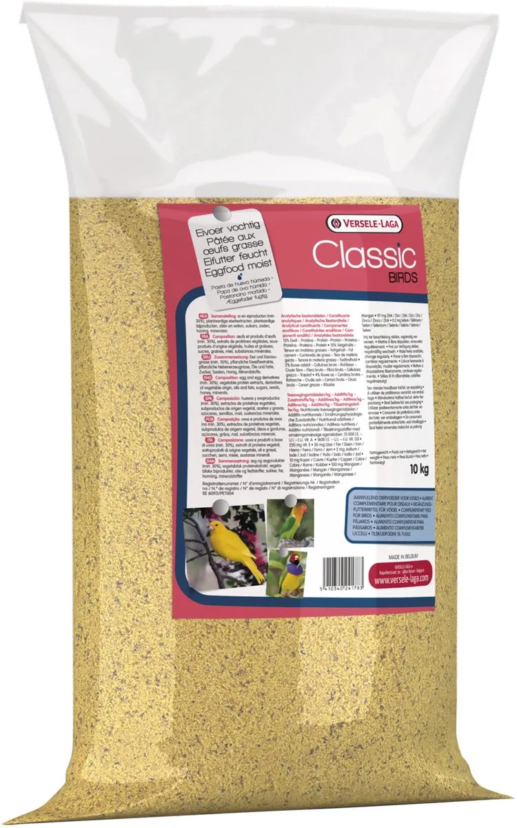 Classic Eivoer Vochtig - 10 kg von Versele-Laga – Produktfoto