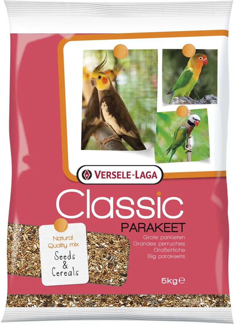 Classic Grote Parkieten Zonder Hennepzaad - Vogelvoer - 5 kg by Versele-Laga – product photo