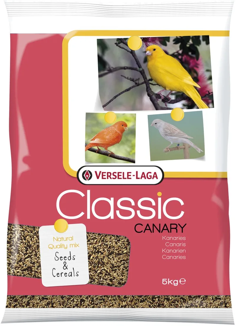 Classic Kanaries Zonder Hennepzaad - Vogelvoer - 5 kg de Versele-Laga – photo produit
