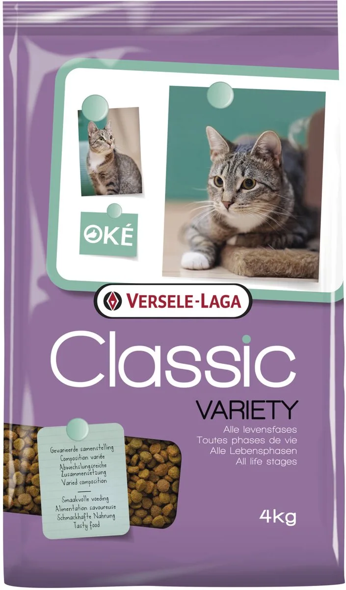 Classic Variety Kat 4-Mix - Kattenvoer - 4 kg de Versele-Laga – photo produit