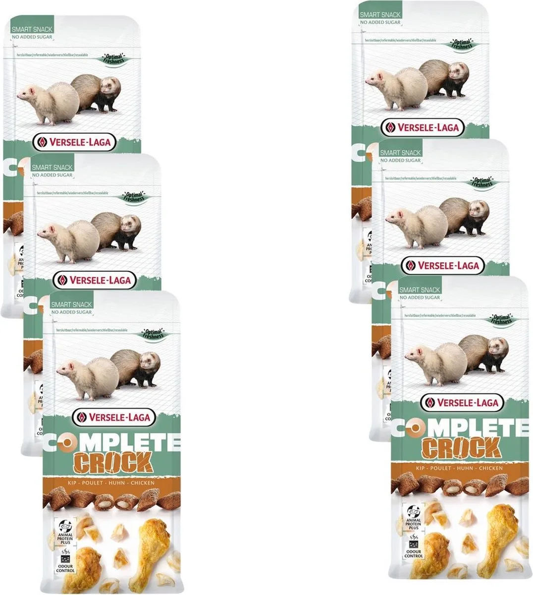 Complete Crock Chicken - Knaagdiersnack - 6 x Kip 50 g by Versele-Laga – product photo