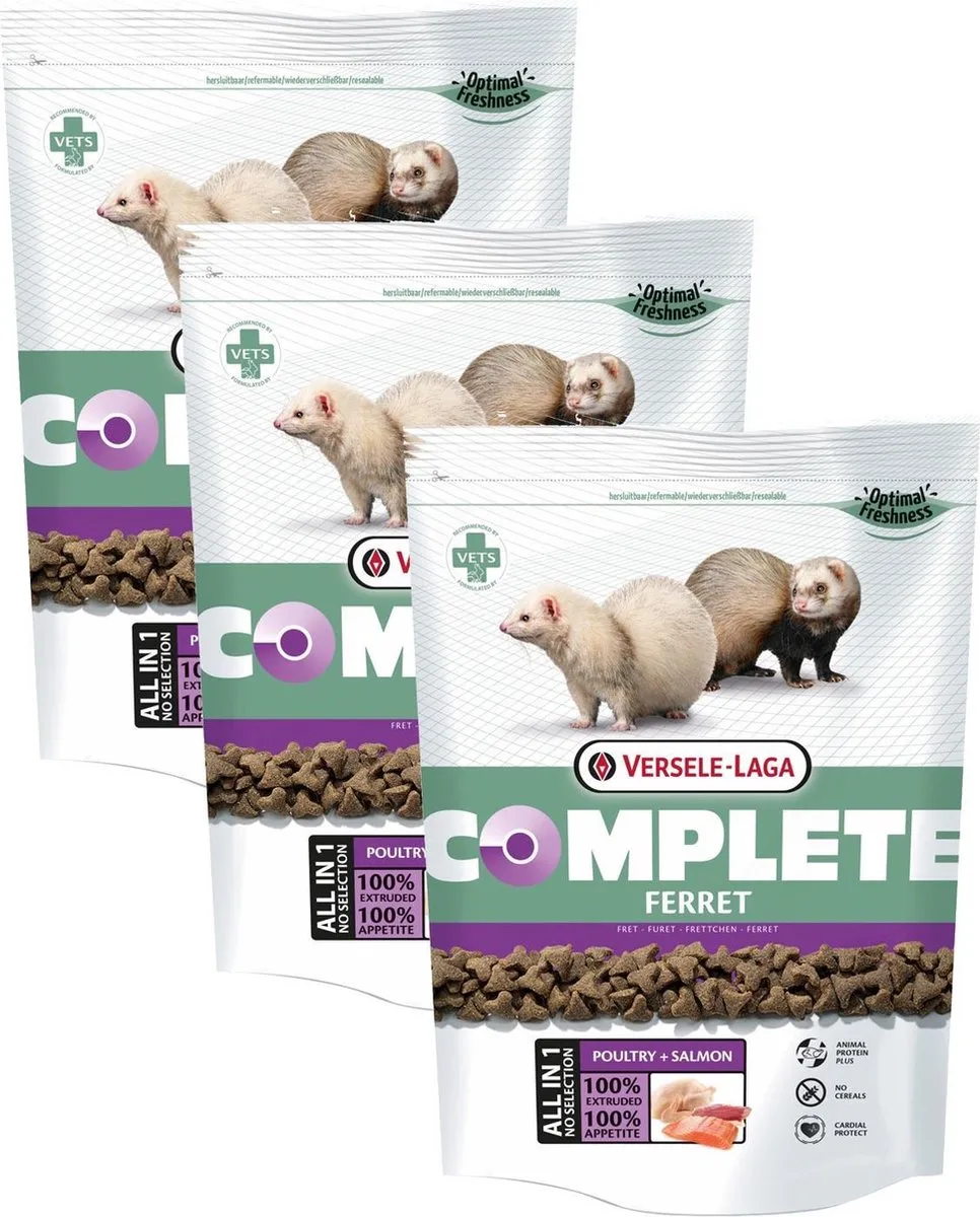 Complete Ferret - Frettenvoer - 3 x 750 g de Versele-Laga – photo produit