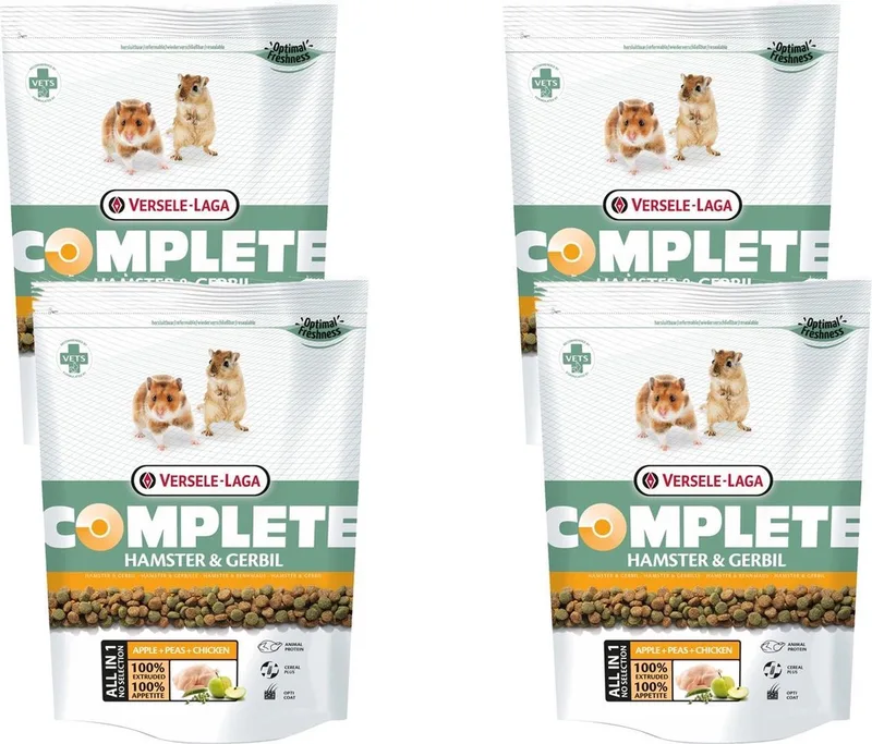 Complete Hamster & Gerbil - Hamstervoer - 4 x 500 g de Versele-Laga – photo produit