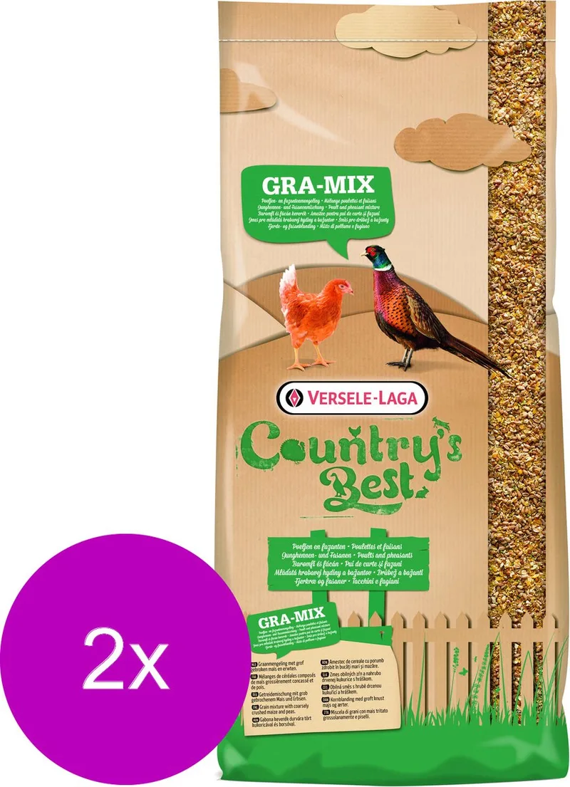 Country`s Best Gra-Mix Kuiken-& Fazantenmix - Kippenvoer - 2 x 20 kg de Versele-Laga – photo produit