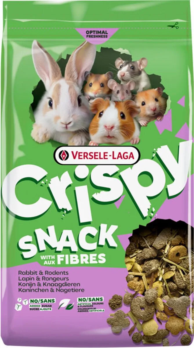 Crispy Snack with Fibres - 550 g från Versele-Laga – produktbild