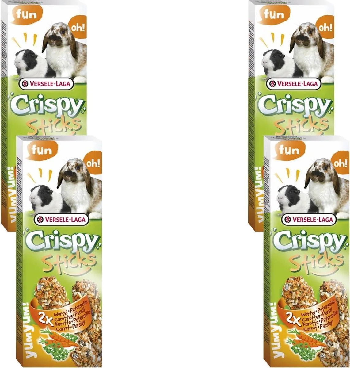 Crispy Sticks Konijn&Cavia - Konijnensnack - 4 x Wortel de Versele-Laga – photo produit