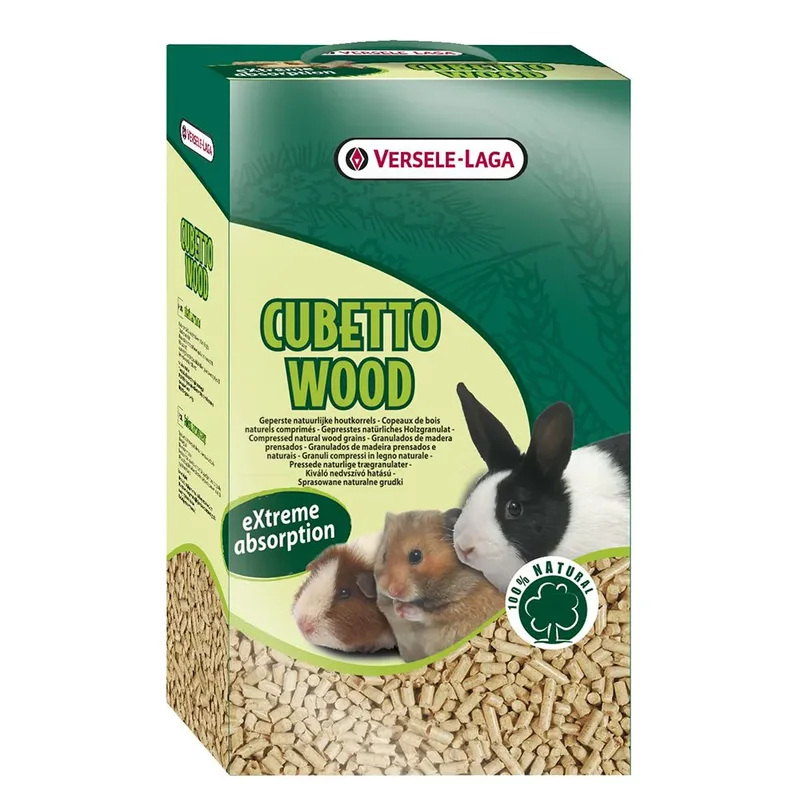 Cubbetto Wood Knaagdierstrooisel 7kg von Versele-Laga – Produktfoto
