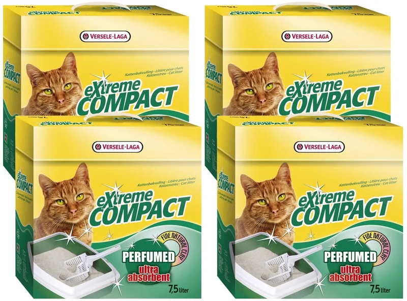 Extreme Compact Geparfumeerd - Kattenbakvulling - 4 x 7.5 l by Versele-Laga – product photo