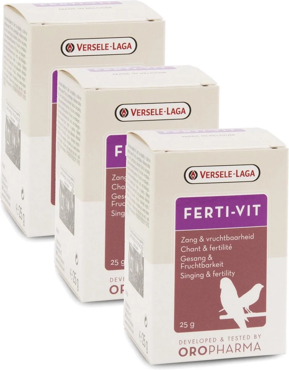 Ferti-Vit Vruchtbaarheid - Vogelsupplement - 3 x 25 g van Versele-Laga – productfoto