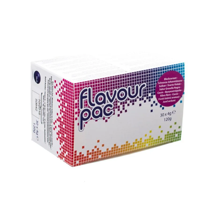 Flavour Pac Cassis Zakje 30x4g de Versele-Laga – photo produit