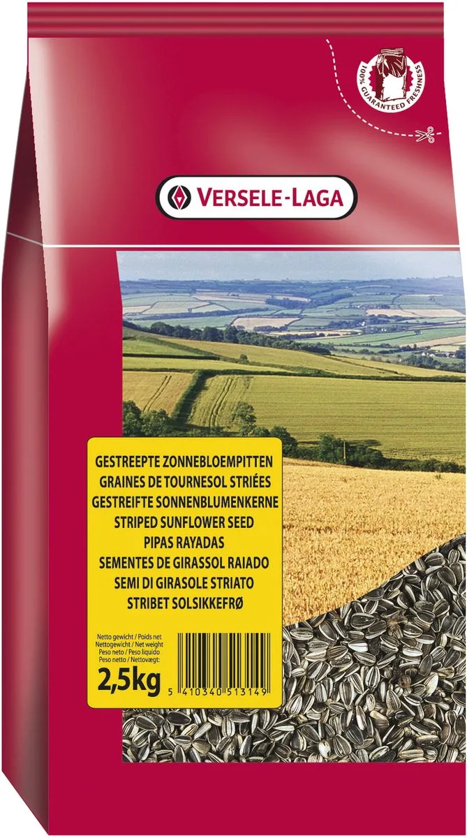 Gestreepte Zonnebloempitten - Vogelvoer - 2.5 kg by Versele-Laga – product photo