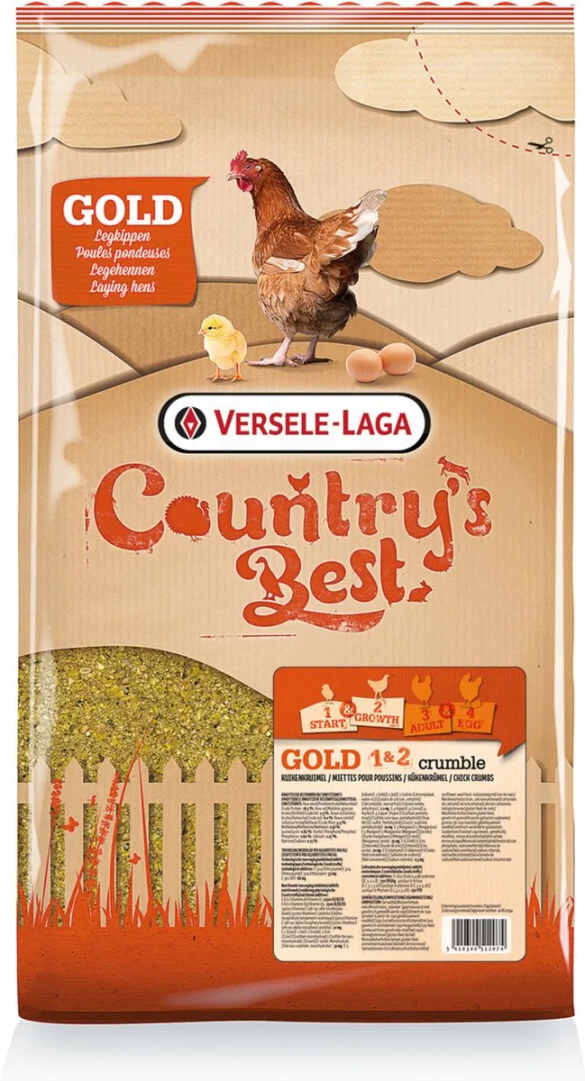 Gold 1&2 Crumble 5 kg von Versele-Laga – Produktfoto