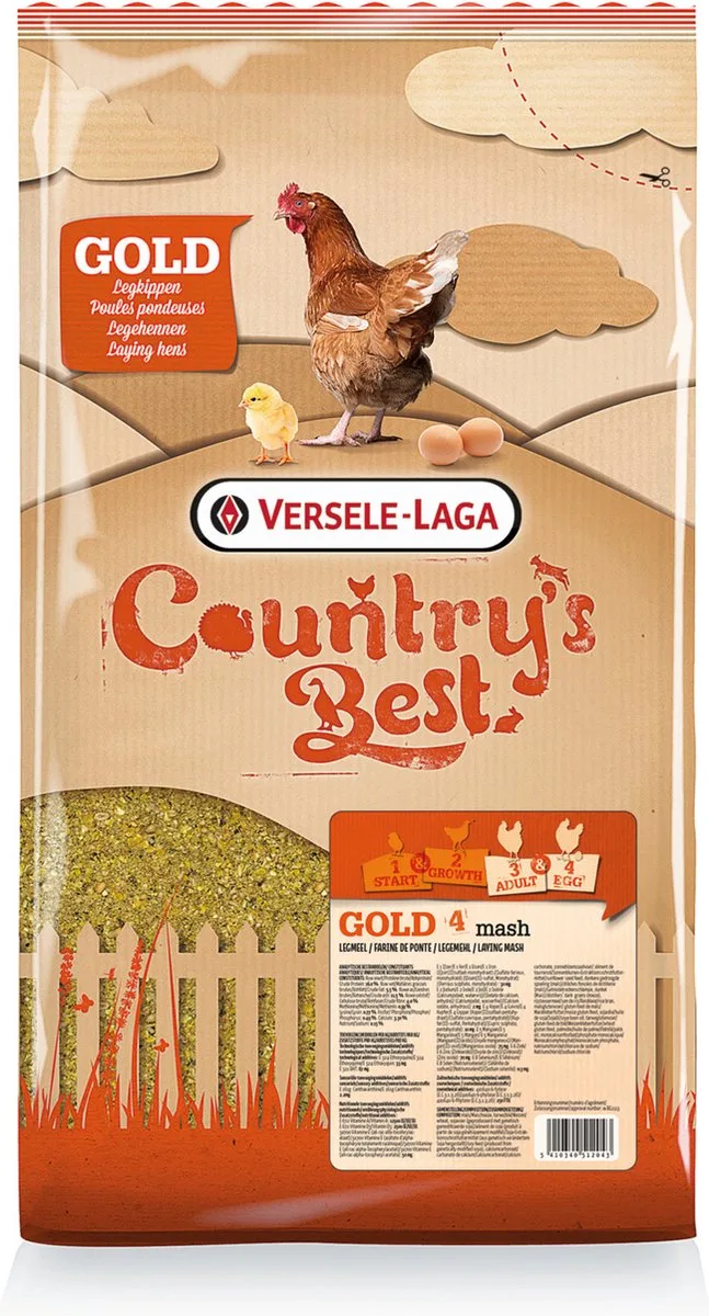 Gold 4 Mash Legmeel - Kippenvoer - 5 kg Vanaf 1e Ei von Versele-Laga – Produktfoto