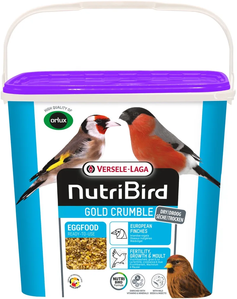 Gold Crumble Inlandse Vogels - Vogelvoer - 4 kg de Versele-Laga – photo produit