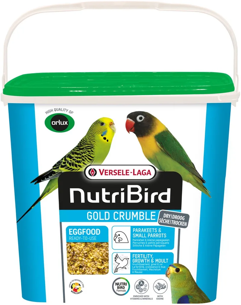 Gold Crumble Parkieten En Kleine Papegaaien - Vogelvoer - 4 kg de Versele-Laga – photo produit