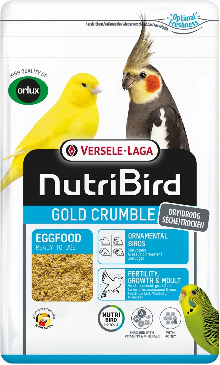 Gold Crumble Siervogels - Vogelvoer - 10 kg de Versele-Laga – photo produit
