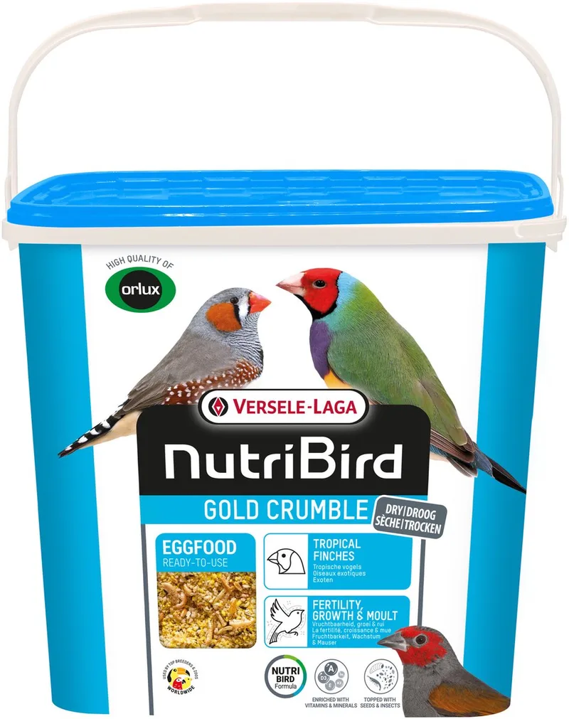 Gold Crumble Tropische Vogels - Vogelvoer - 4 kg de Versele-Laga – photo produit