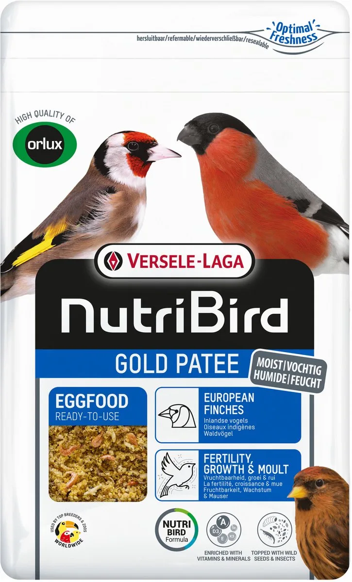 Gold Patee Inlandse Vogels - Vogelvoer - 1 kg de Versele-Laga – photo produit