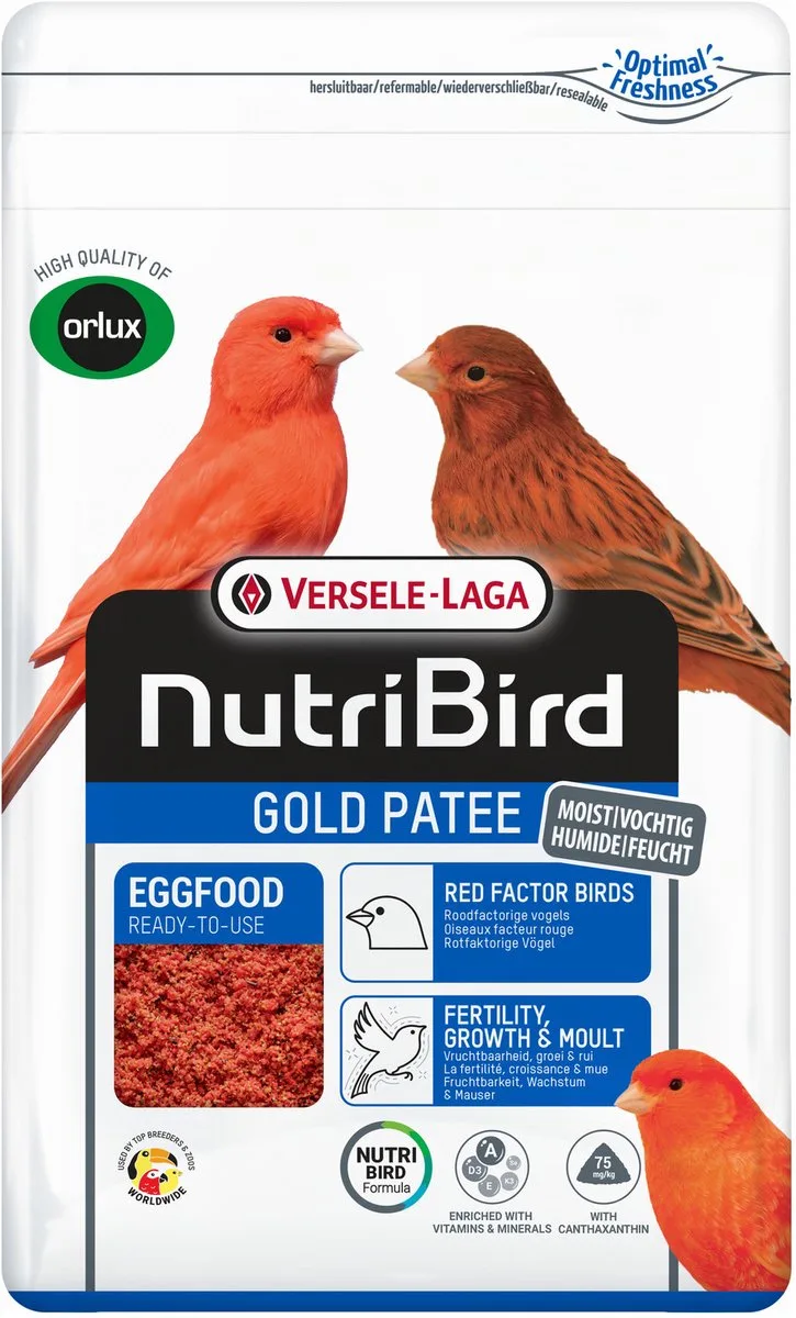 Gold Patee Roodfactorige Vogels - Vogelvoer - 10 kg Roodfactor by Versele-Laga – product photo