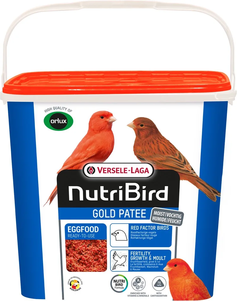 Gold Patee Roodfactorige Vogels - Vogelvoer - 5 kg Roodfactor by Versele-Laga – product photo