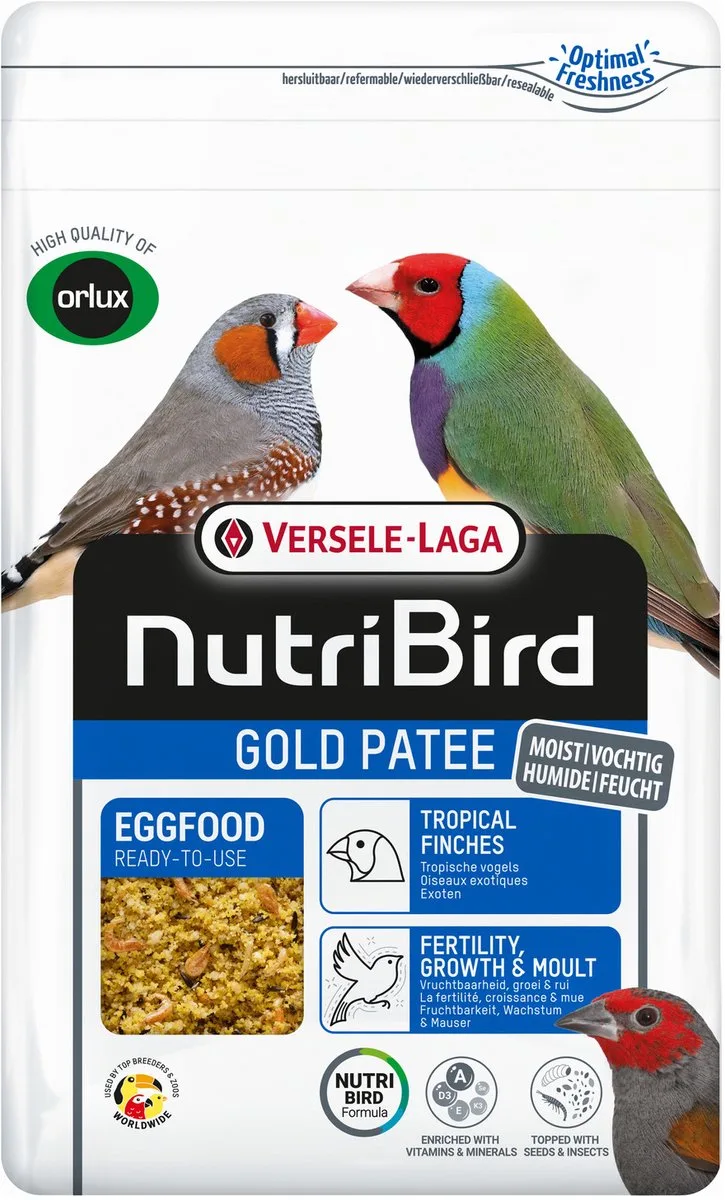 Gold Patee Tropische Vogels - Vogelvoer - 1 kg by Versele-Laga – product photo