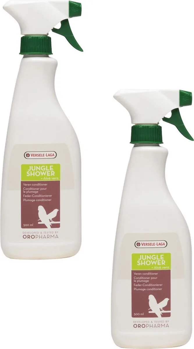 Jungle Shower Verenconditioner - Vogelsupplement - 2 x 500 ml de Versele-Laga – photo produit