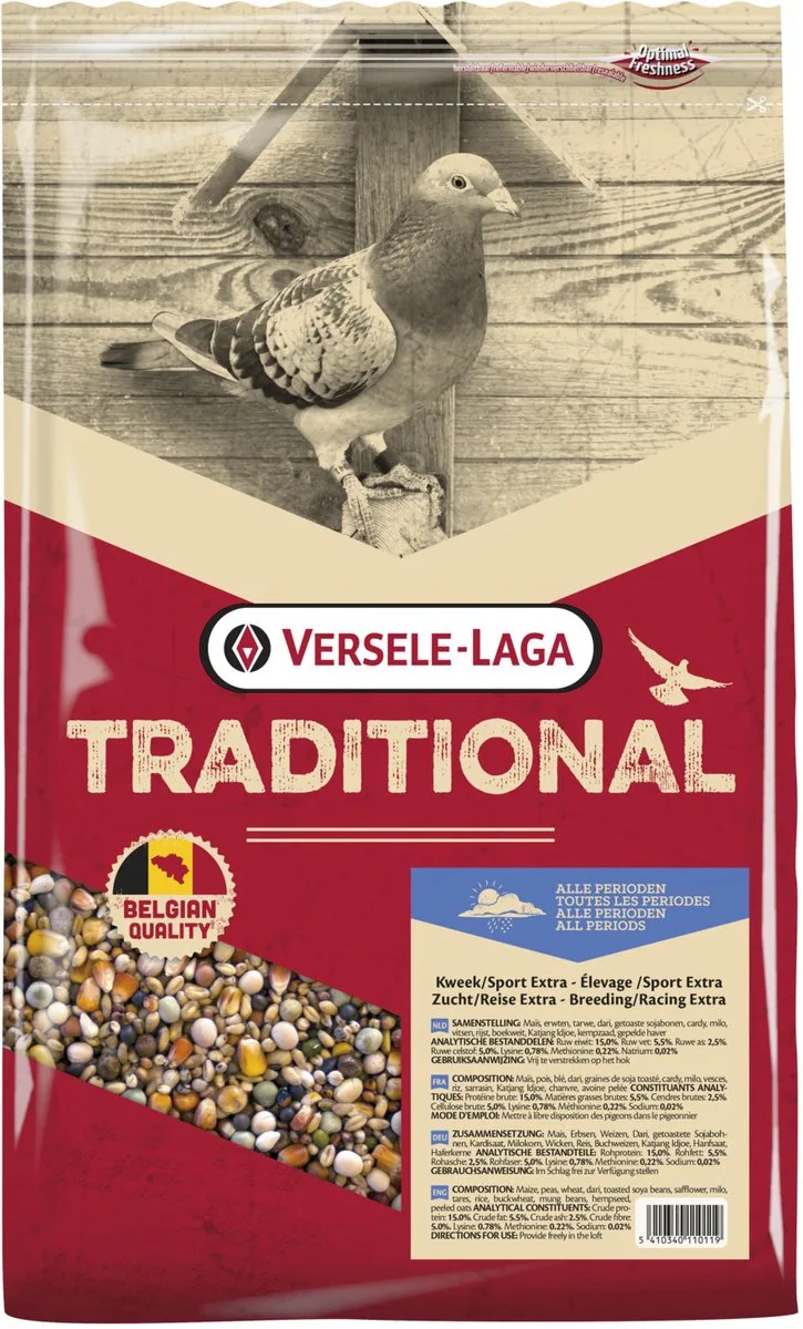 Kweek/Sport Extra Duivenvoer - Duivenvoer - 5 kg från Versele-Laga – produktbild