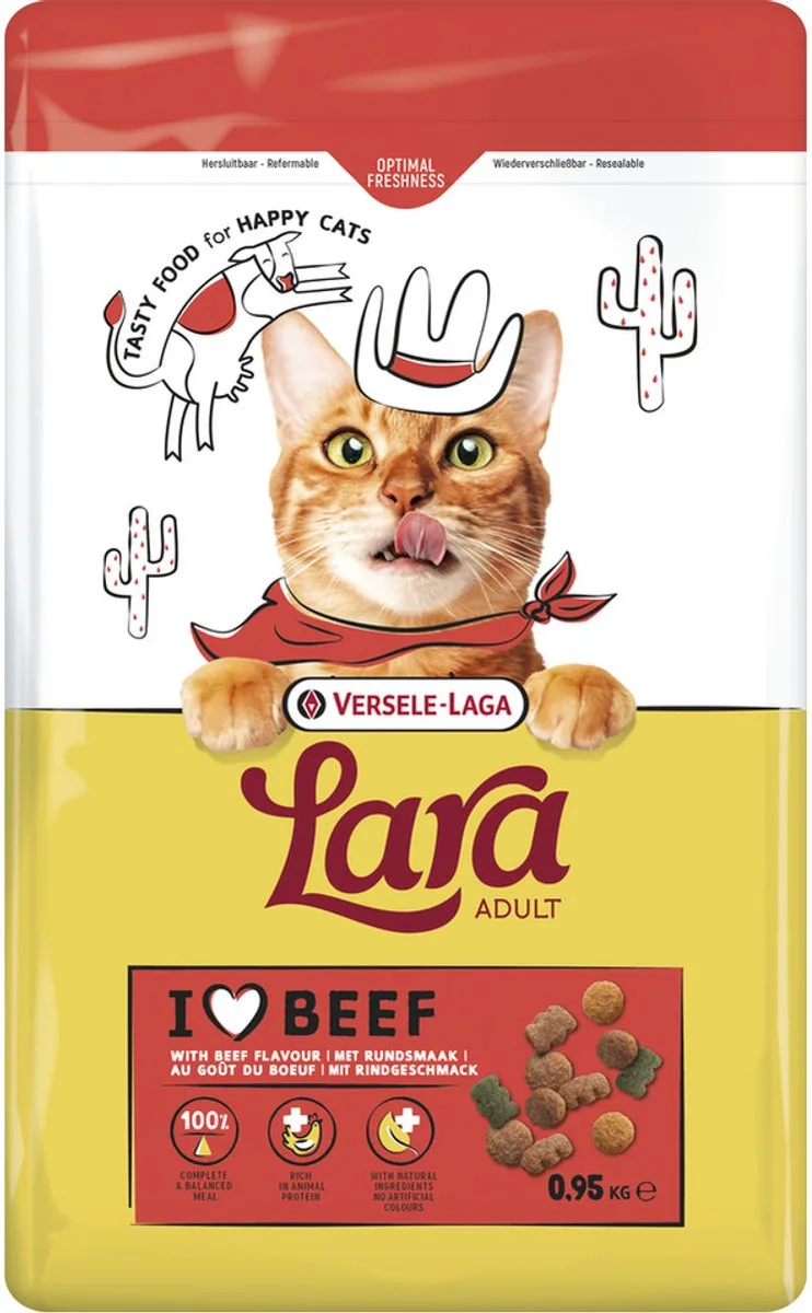 Lara Adult Rund/rijst kattenvoer - 950gr by Versele-Laga – product photo