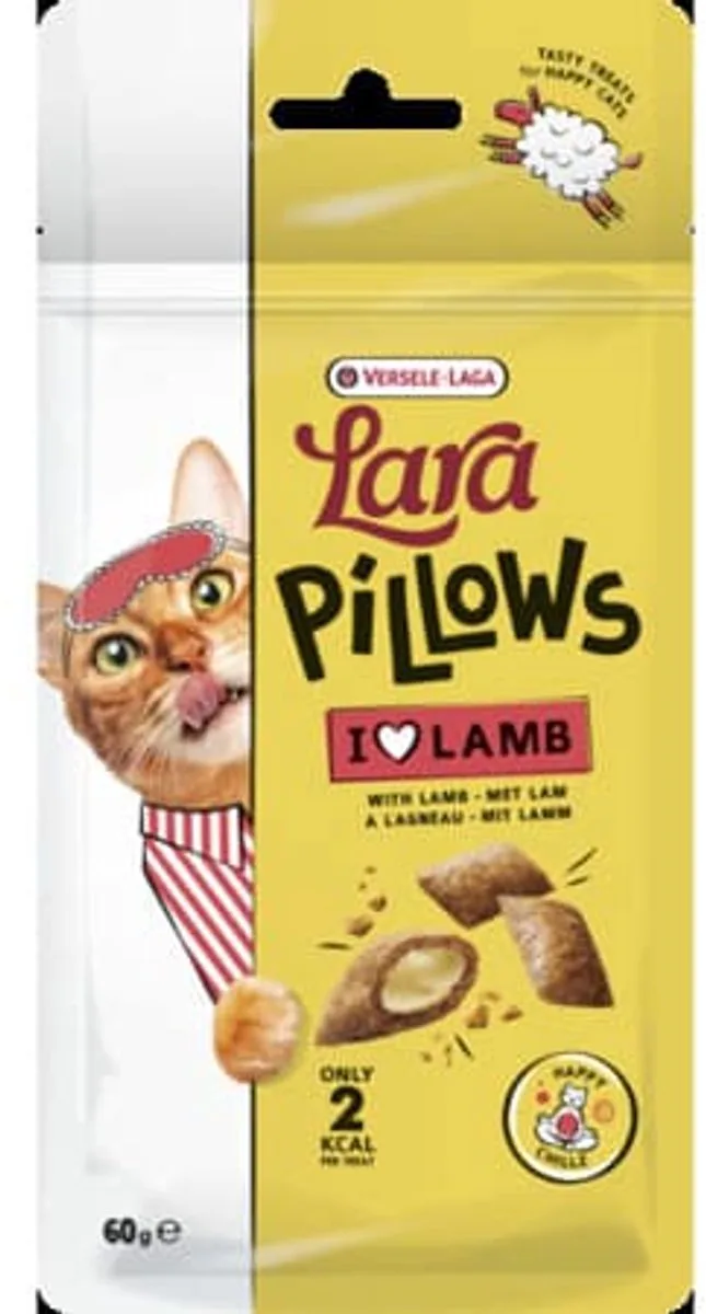 Lara Pillows Happy Chillz Treats 60gr kattensnack - Kaas by Versele-Laga – product photo
