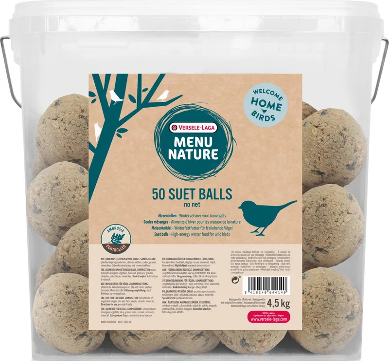 Menu Nature - Mezenbollen Zonder Net - Buitenvogelvoer - 50 x 4.5 kg by Versele-Laga – product photo