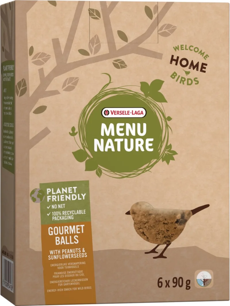Mezenbol Gourmet Pindakaas Zonder Net - Voer - 540 g 6 stuks von Versele-Laga – Produktfoto