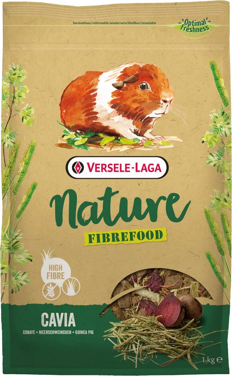 Nature Cavia Fibrefood - Caviavoer - 1 kg by Versele-Laga – product photo