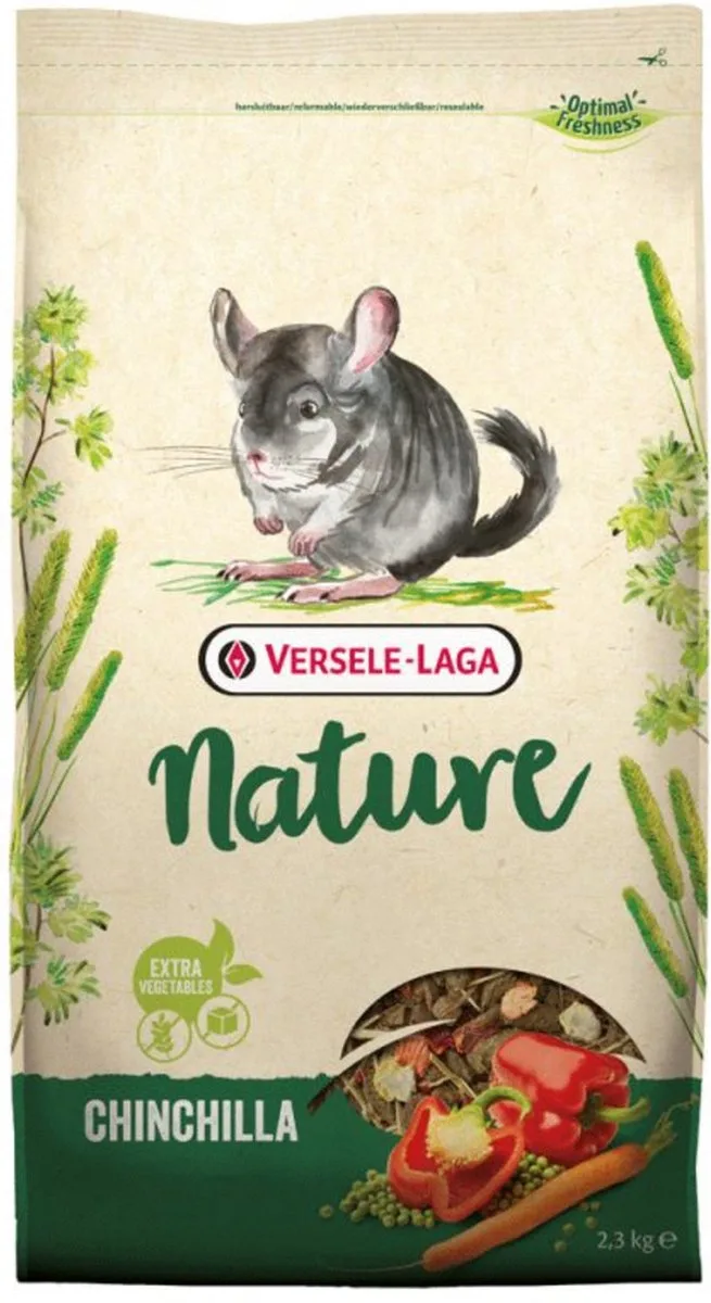 Nature Chinchilla - Chinchillavoer - 2.3 kg von Versele-Laga – Produktfoto