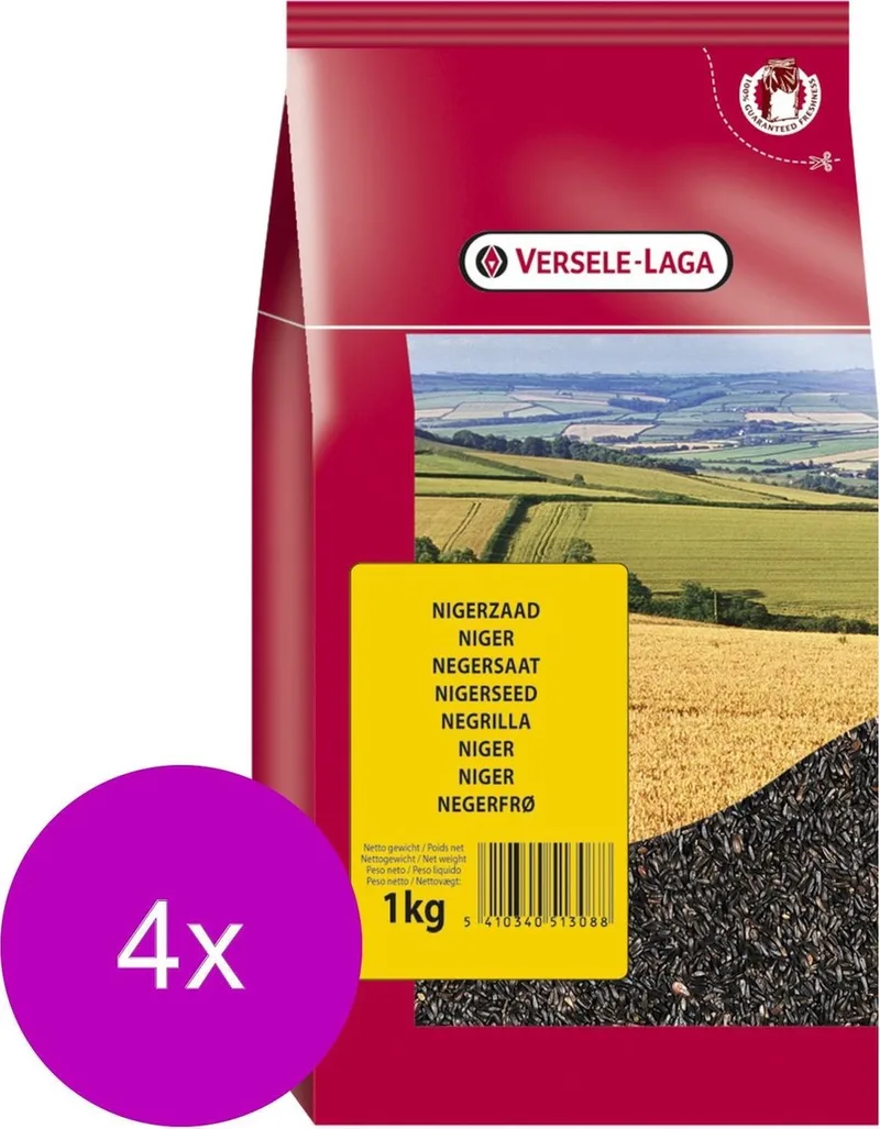Nigerzaad - Vogelvoer - 4 x 1 kg by Versele-Laga – product photo