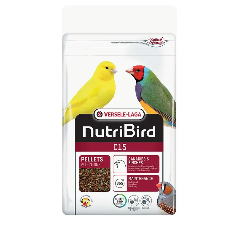 Nutribird C15 Kanarievoer 3kg von Versele-Laga – Produktfoto