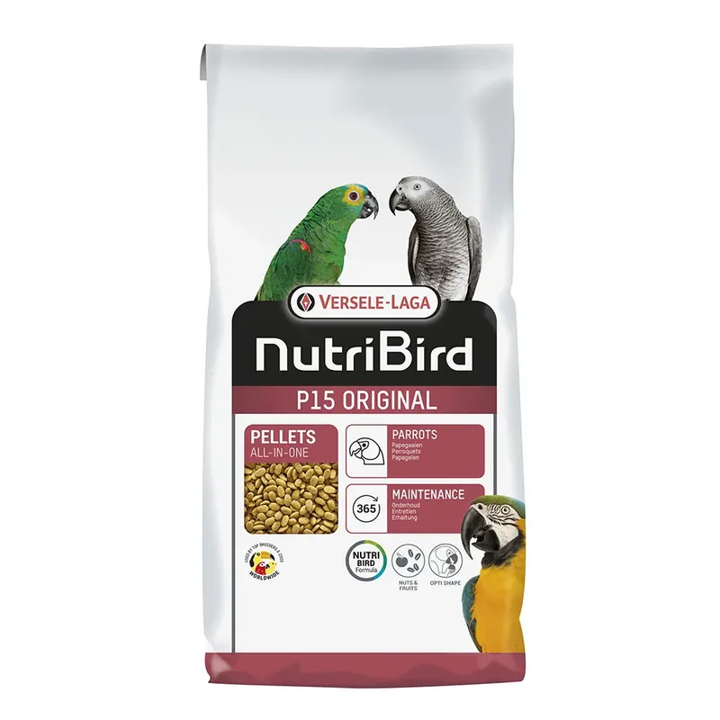 Nutribird P15 Original Papegaaienvoer 10kg von Versele-Laga – Produktfoto