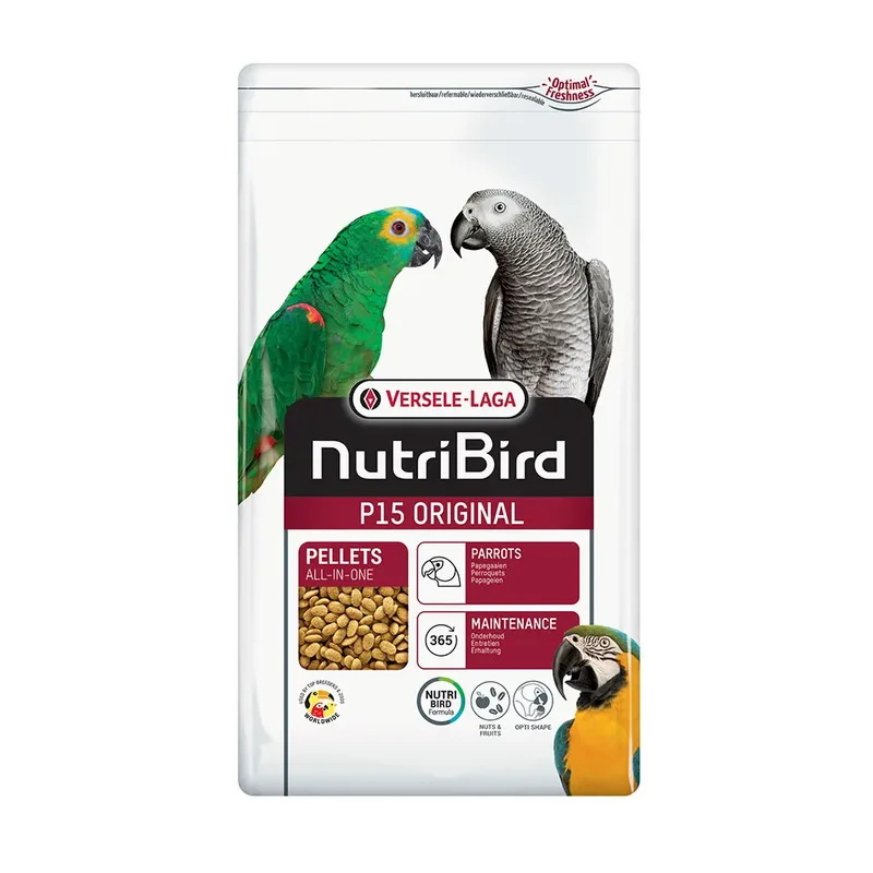 Nutribird P15 Original Papegaaienvoer 3kg by Versele-Laga – product photo