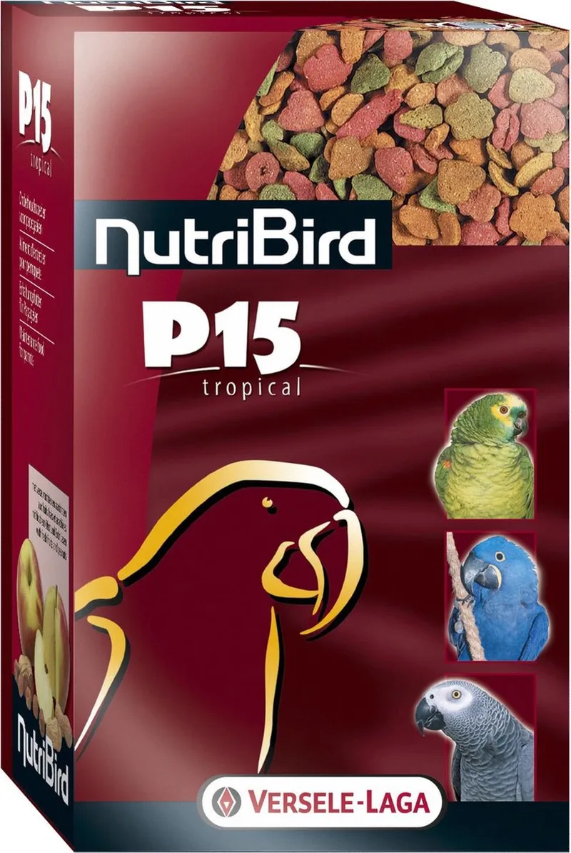 Nutribird P15 Tropical Onderhoudsvoeder - 1 Kg - Papegaaienvoer by Versele-Laga – product photo