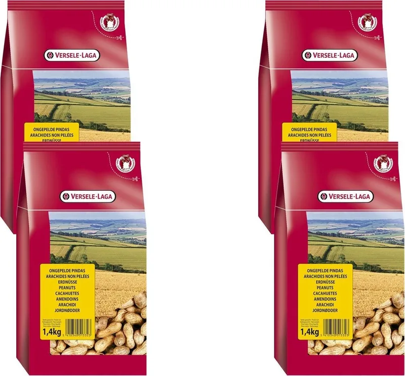 Ongepelde Pinda's - Vogelvoer - 4 x 1.40 kg de Versele-Laga – photo produit