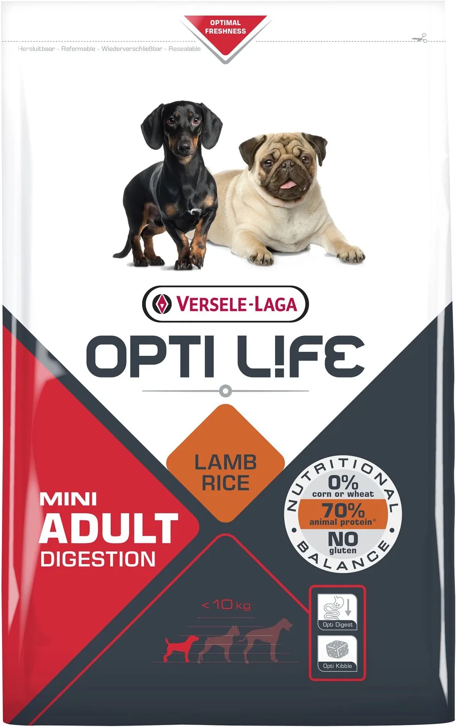 Opti Life Adult Digestion Mini 2,5 kg by Versele-Laga – product photo