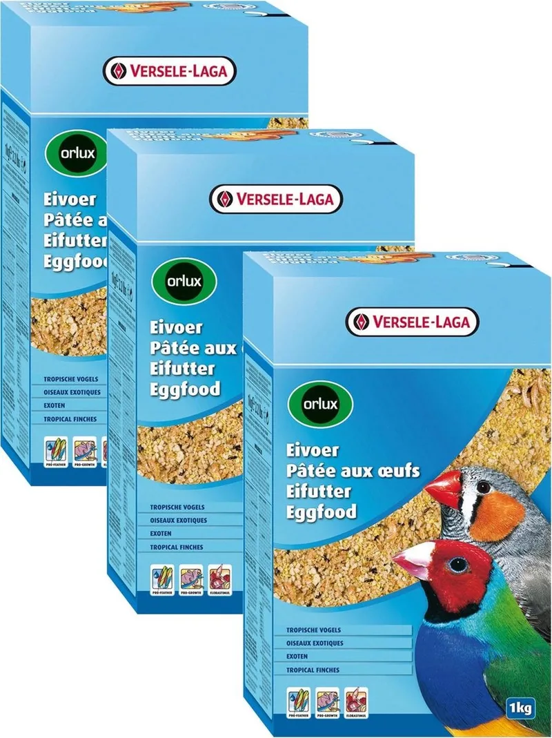 Orlux Eivoer Droog Tropische Vogels - Vogelvoer - 3 x 1 kg de Versele-Laga – photo produit