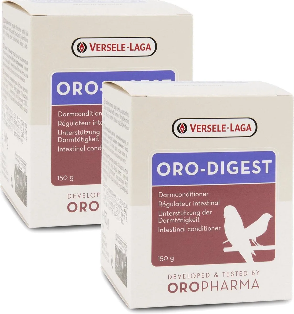Oro-Digest Darmconditioner - Vogelsupplement - 2 x 150 g fra Versele-Laga – produktbillede