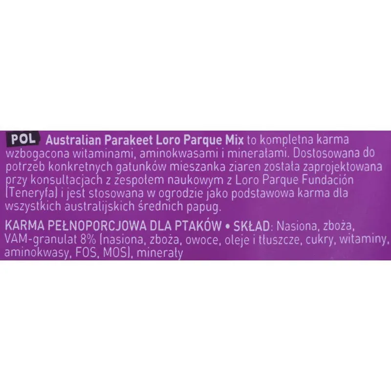 Prestige Premium Loro Parque Australian Parakeet Mix - Vogelvoer - 2.5 kg de Versele-Laga – photo produit 3 sur 3