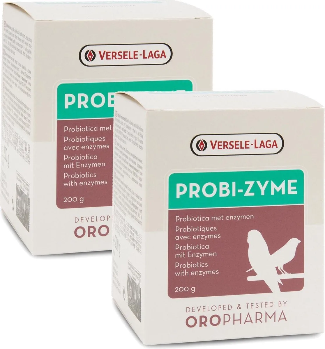 Probi-Zyme Krop-&Darmflora - Vogelsupplement - 2 x 200 g de Versele-Laga – photo produit