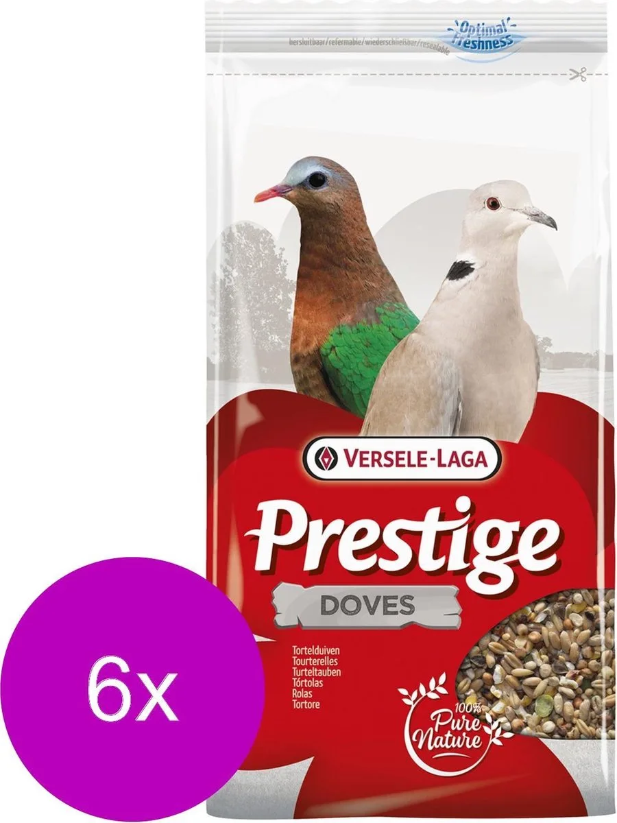 Tortelduivenvoer - Duivenvoer - 6 x 1 kg van Versele-Laga – productfoto