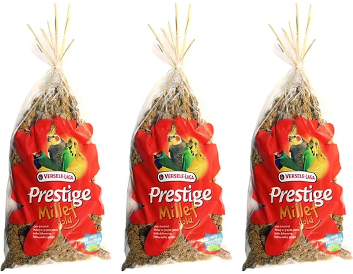 Trosgierst 300 Gram Versele-Laga - Snoepzaad voor Parkieten en Tropische Vogels - 3 stuks - Voordeelset de Versele-Laga – photo produit