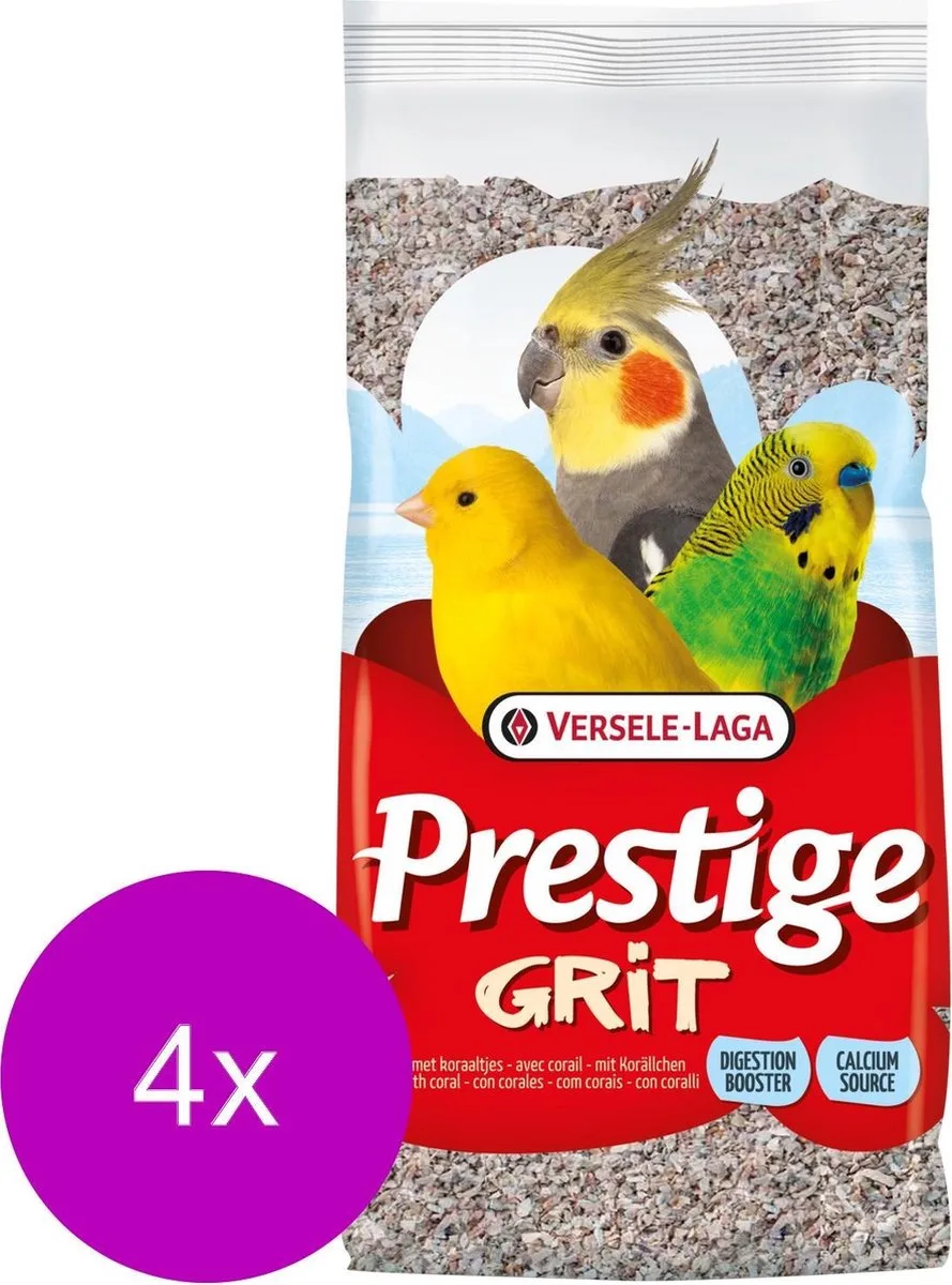 Vogelgrit Met Koraal - Vogelsupplement - 4 x 2.5 kg van Versele-Laga – productfoto