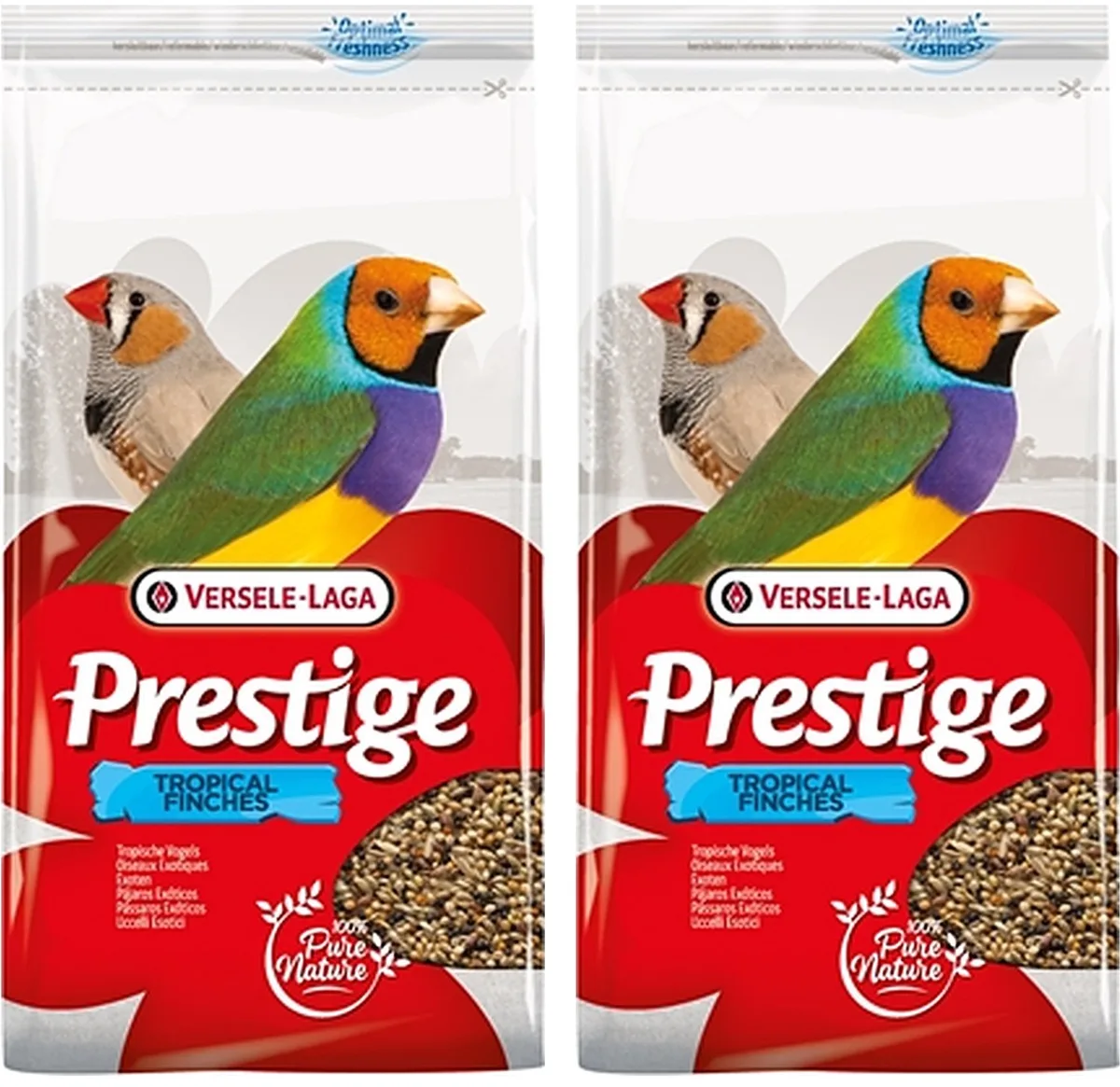 Vogelvoer Tropische Vogels Versele-Laga - Hoogwaardige Mengeling 1kg - 2 stuks - Multipack von Versele-Laga – Produktfoto