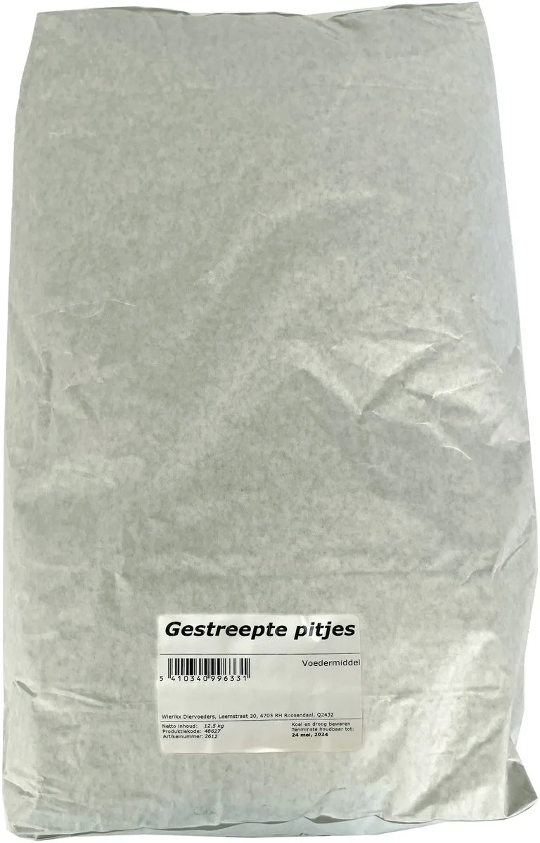 Zonnebloempitten Gestreept - Buitenvogelvoer - 12,5 kg van Versele-Laga – productfoto