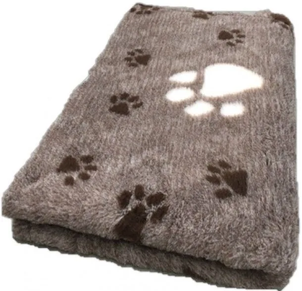 Bruin 3 kleur Grote Voetprint Wit Antislip